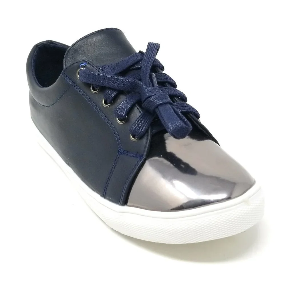 Women's Fashion Lace Up Walking Shoes, SN-2810, Navy, Size 7 - Picture 4 of 6